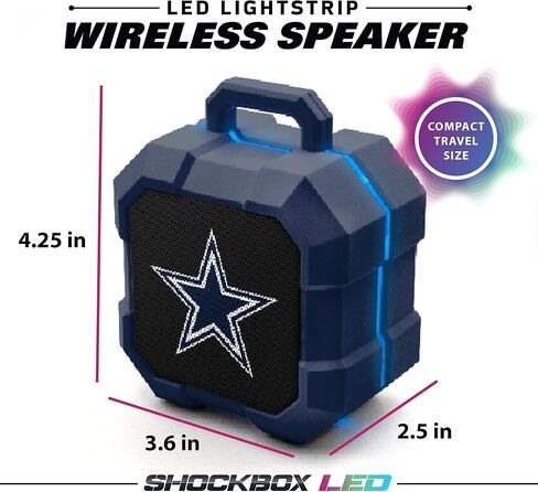 SOAR NFL Shockbox LED مكبر صوت بلوتوث لاسلكي، كانساس سيتي تشيفز وNFL ترو سماعات أذن لاسلكية، كانساس سيتي تشيفز in Saudi Arabia