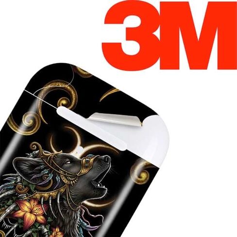 Skinit Decal Audio Skin Compatible with Apple AirPods with Lightning Charging Case - Sarah Richter Wolf Howling by Sarah Richter Design in Saudi Arabia