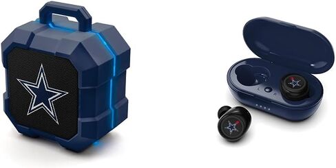 SOAR NFL Shockbox LED Wireless Bluetooth Speaker, Dallas Cowboys NFL True Wireless Earbuds, Dallas Cowboys in Saudi Arabia