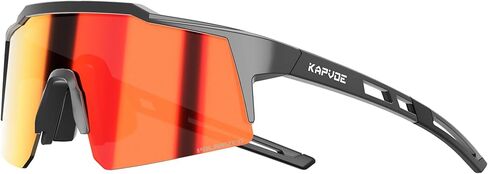 KAPVOE Youth Polarized Sports Sunglasses Kids Baseball Softball Cycling Glasses UV400 Protection for Boys Girls Age 6-12 in Saudi Arabia