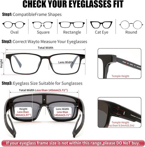FEISEDY Polarized Fit Over Glasses Sunglasses for Men Women, Sports Wrap Around for Driving Cycling Fishing B0315 in Saudi Arabia