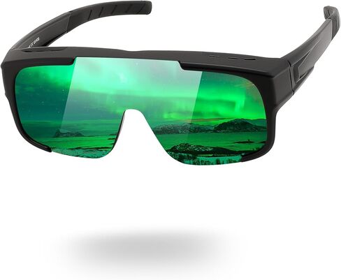 FEISEDY Polarized Fit Over Glasses Sunglasses for Men Women, Sports Wrap Around for Driving Cycling Fishing B0315 in Saudi Arabia