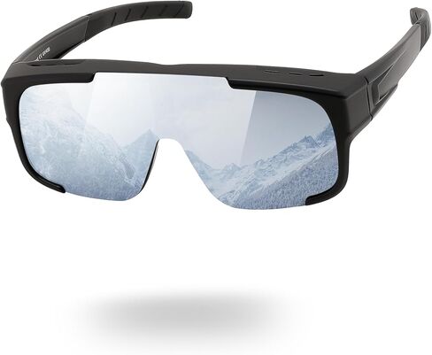 FEISEDY Polarized Fit Over Glasses Sunglasses for Men Women, Sports Wrap Around for Driving Cycling Fishing B0315 in Saudi Arabia