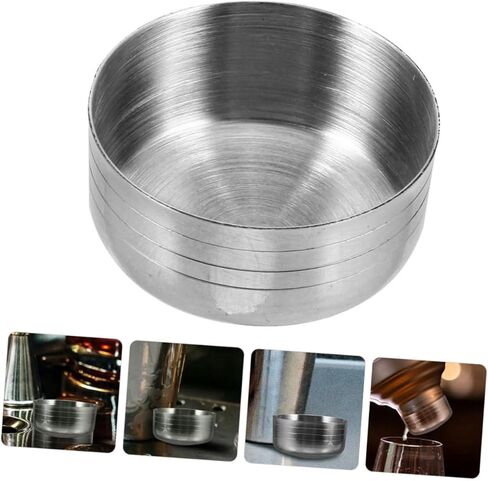 DECHOUS 3 قطعة غطاء كوب بديل لزجاجات شاكر أغطية أكواب الصلب الكوكتيلات شاكر يغطي تأمين صالح بار الملحقات in Saudi Arabia