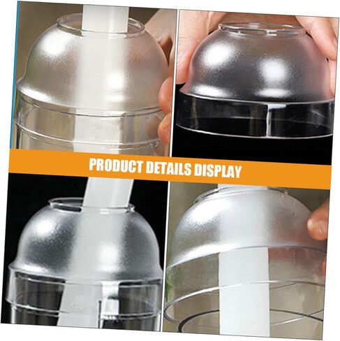 Shake Cup Lid Reusable Sturdy Milk Tea Cocktail Juice Cup Lids Non-spill Easy Clean Kitchen Supplies in Saudi Arabia