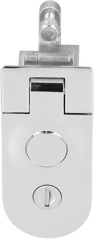Tbest RV Door Lock Compression Latch Powder Coated Zinc Alloy Antirust Hand Operated Key Locking Secure Push Type Design for Motorhome Yacht Chrome Plated in Saudi Arabia