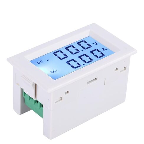 ZJchao LED Tester, DC Amps Meter, Digital Voltmeter, Ammeter, 2 in 1 Voltage Display, Used Amps Monitor Tester, DC0-199.9V DC0-10.00A, Volt in Saudi Arabia