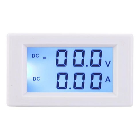 ZJchao LED Tester, DC Amps Meter, Digital Voltmeter, Ammeter, 2 in 1 Voltage Display, Used Amps Monitor Tester, DC0-199.9V DC0-10.00A, Volt in Saudi Arabia