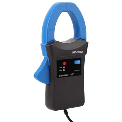 Yctze 605a 600A DC AC محول المشبك الحالي لعدادات ClampOn، جهاز اختبار التيار سهل الاستخدام مع مجسات الاختبار in Saudi Arabia