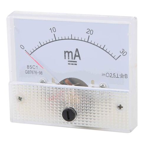 ZJchao مقياس التيار الكهربائي، مقياس التيار الكهربائي DC 85C1 DC 0-30MA أمبير مقياس هيكل بسيط لاختبار الدوائر in Saudi Arabia