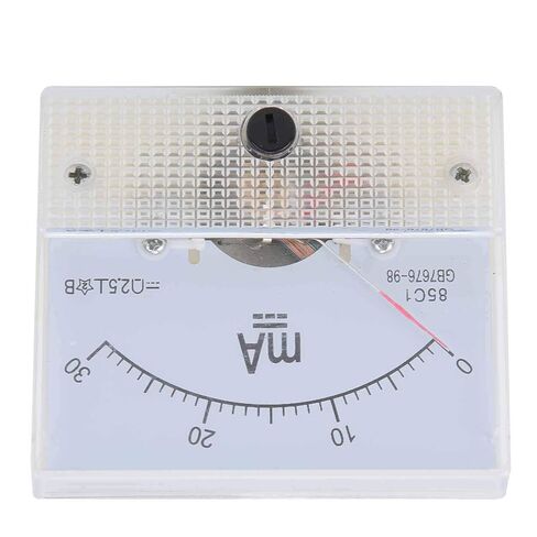ZJchao مقياس التيار الكهربائي، مقياس التيار الكهربائي DC 85C1 DC 0-30MA أمبير مقياس هيكل بسيط لاختبار الدوائر in Saudi Arabia