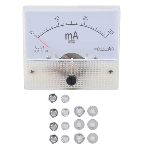 ZJchao مقياس التيار الكهربائي، مقياس التيار الكهربائي DC 85C1 DC 0-30MA أمبير مقياس هيكل بسيط لاختبار الدوائر in Saudi Arabia