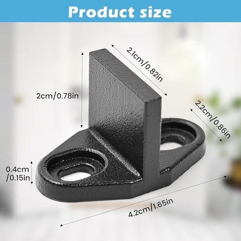 دليل أرضية باب الحظيرة شديد التحمل على شكل حرف T - قطعتان من نظام المسار السفلي القابل للتعديل لدعم ثبات الباب المنزلق المضاد للقفز in Kuwait