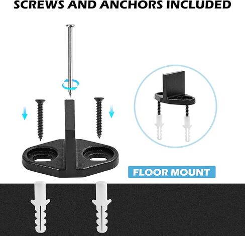 دليل أرضية باب الحظيرة شديد التحمل على شكل حرف T - قطعتان من نظام المسار السفلي القابل للتعديل لدعم ثبات الباب المنزلق المضاد للقفز in Kuwait