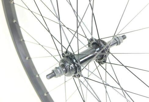 26 inch Mountain Bike Bicycle Wheels for Threaded Spin On Freewheel for Rim Brakes with 26 X 2.1 Tires and Tubes Black in Saudi Arabia