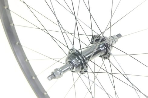 26 inch Mountain Bike Bicycle Wheels for Threaded Spin On Freewheel for Rim Brakes with 26 X 2.1 Tires and Tubes Black in Saudi Arabia
