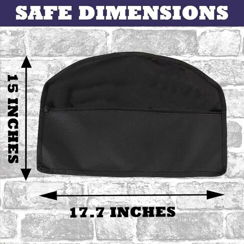 Secret Stash Coat Hanger Safe - Hanger Diversion Safe with Hidden Pocket for Cash Credit Cards & Valuables | Fits Hanging Clothes Secret Safe Home and Travel Money Hide Bag Hiding Documents (1) in Kuwait