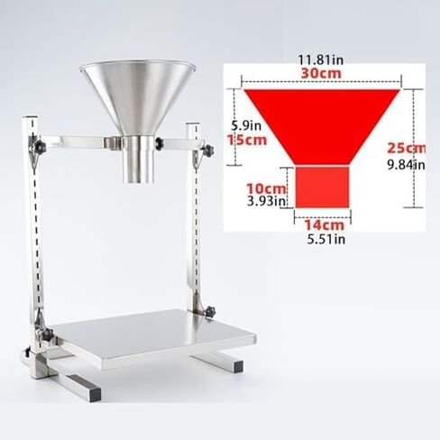 Stainless Steel Funnel for Manual Filling, Large-Diameter Hopper, Oil-Proof & Vacuum Bag Compatible, Efficient Packaging Tool for Easy Filling in Saudi Arabia