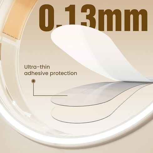 10 Pack Ultra Thin Invisible Protector Compatible with RingConn Gen 2, Gen 2 Air Smart Ring, Full-Cover Wrap Scratch-Resistant Film Skin, for RingConn Accessories (Size S for 6/7/8/9/10) in Saudi Arabia