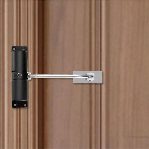 Garden Door Closer Self-Closing Hinges Gate Closers Soft Closing Spring-Loaded for Sheds Fences(White) in Saudi Arabia