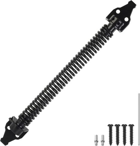 14" Gate Spring Self Closing Outdoor Door Closure Hardware with Adjustable Tool for Wooden Vinyl Fence in Saudi Arabia