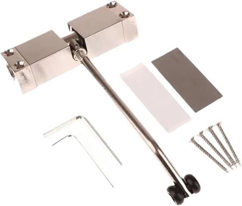 ملحق باب الأثاث؛ قفل أمان بنابض، سرعة قابلة للتعديل، قفل أمان (مربع فضي) in Kuwait