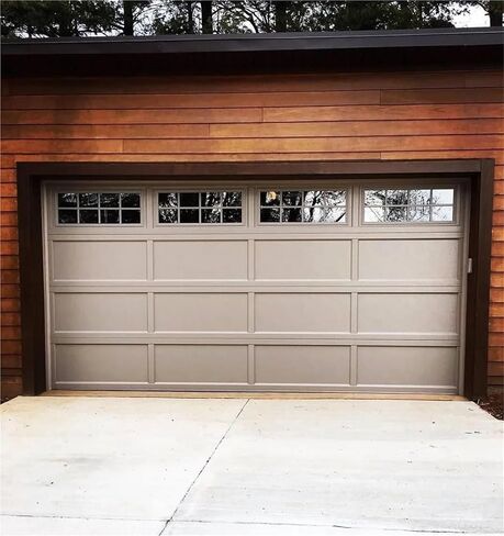 Soundproof Garage Doors Glass Panel Modern Sectional Remote Control Aluminum Frameless Glaze Door in Saudi Arabia