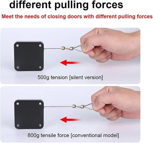 2 PCS Punch-Free Door Closer with Tunnel Pull 800G in Saudi Arabia