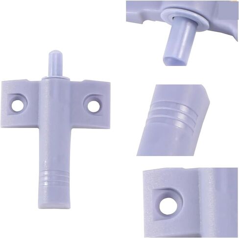 10X لينة هادئة إغلاق خزانة المطبخ درج الباب أقرب المخازن المؤقتة المثبط + مسامير رمادية in Kuwait