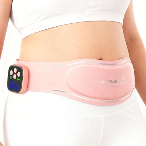 Heating Pad for Period Cramps, Portable Heating Pad for Back - Instant Soothing Menstrual Cramp Relief, Cordless Heating Pads Rechargeable - FSA Eligible and HSA Eligible in Saudi Arabia
