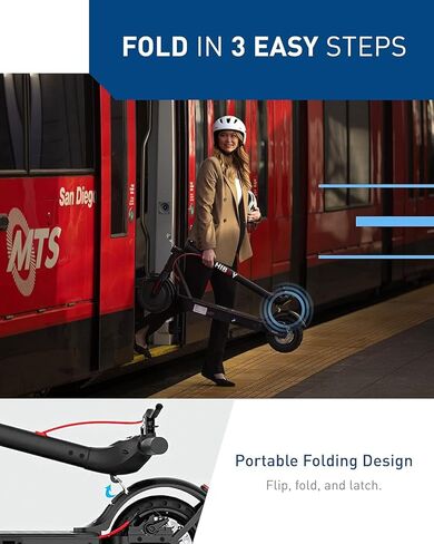 Hiboy KS4 Pro Electric Scooter, 500W Motor (750W Peak), 10" Honeycomb Tires, Up to 25 Miles Range, 19 MPH Foldable Electric Scooter for Adults with Hiboy App in Kuwait