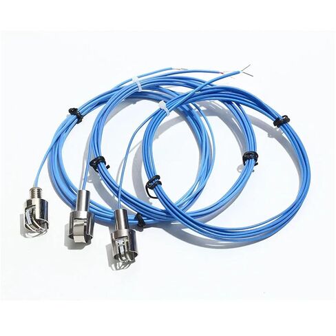 K-Type Surface Thermocouple Thermometer Netlike/Sheet Thread M8x1 Probe Temperature Sensor -50~260℃ PTFE 2M 1Pcs(Sheet Probe 2M) in Kuwait