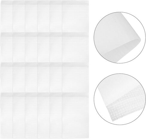 Ciieeo 100pcs Cushion Packing Bags 13x20cm Double-sided Laminated Protective Sleeves for Fragile Glassware Dishware Shipping and Moving Supplies in Saudi Arabia