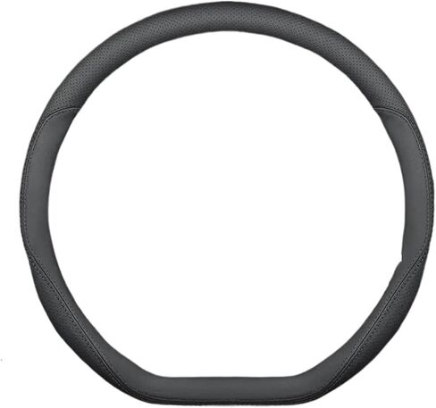 Compatible For Tesla Leather Steering Wheel Cover Model3/Model5/ModelX/ModelS Thin Car Accessories(Style 14) in Saudi Arabia