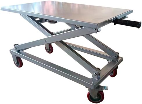Work Height Platform Cart, Industrial Cart Platform with Wheels, Folding Platform Cart, 23.6in x 37.4in Heavy Duty Steel Cart, 660lbs Capacity for Heat Press, DTF Printer in Kuwait