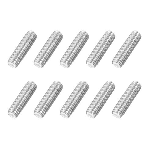 Uxcell M8x202mm قضيب ملولب بالكامل، 2 قطعة 316 برغي طويل ملولب من الفولاذ المقاوم للصدأ 1.25 مم خيوط اليد اليمنى لتثبيت الأثاث in Saudi Arabia