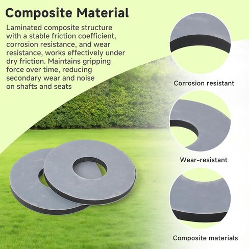 2 Pack 114-0463 Composite Friction Washer Compatible with Toro Exmark Quest E-Series S-Series Vantage S-Series X-Series Riding Mowers, Fits 74360 74363 74370 74380 74365 74366 in Kuwait