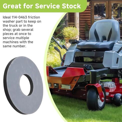 2 Pack 114-0463 Composite Friction Washer Compatible with Toro Exmark Quest E-Series S-Series Vantage S-Series X-Series Riding Mowers, Fits 74360 74363 74370 74380 74365 74366 in Kuwait