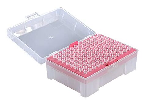 LabGenius Filtered Pipette Tips 10ul XL Filter Rack Sterile Clear Extra-Long, Standard Retention 960/pk in Saudi Arabia