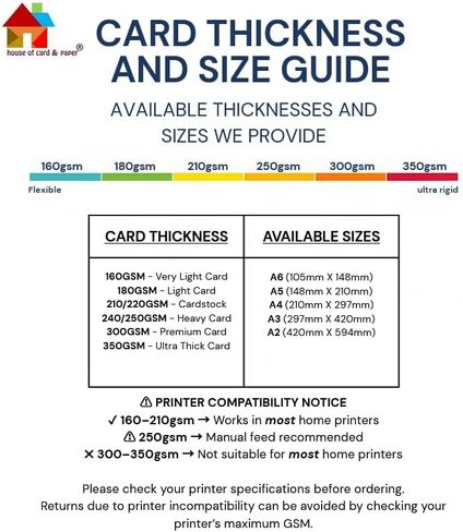 House of Card & Paper A3 300 GSM Card - White in Saudi Arabia