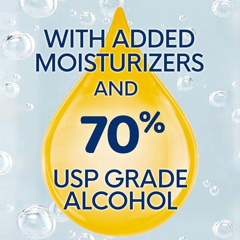 معقم اليدين المتطور Germ-X، 1 لتر (عبوة من 4 قطع)، جل شفاف مرطب أقل جفافًا، تركيبة لا تحتاج للشطف، زجاجة مضخة بحجم عائلي كبير in Kuwait