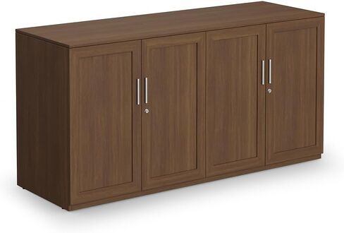NBF في مكتب العمل Credenza - خزانة بوفيه حديثة مع التخزين - خزانة تخزين Credenza مع أدراج - Office Credenza مع Espresso Wenge Laminate (72 "W × 24" D) in Kuwait