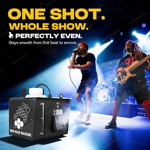 آلة الضباب MOKA 900W مع مؤقت قابل للبرمجة وجهاز تحكم عن بعد مروحة هادئة DMX متوافقة مع آلة الضباب الاحترافية المدمجة للمرحلة، DJ، المسرح، الهالوين in Kuwait