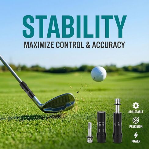 غلاف محول عمود الجولف .335 متوافق مع سائق كوبرا - يناسب King F9/F8/F7/Fly-Z RH، Speedzone، Aerojet، Dark Speed، Big Bertha | مقرنة عمود الجولف لنوادي الجولف كوبرا in Kuwait