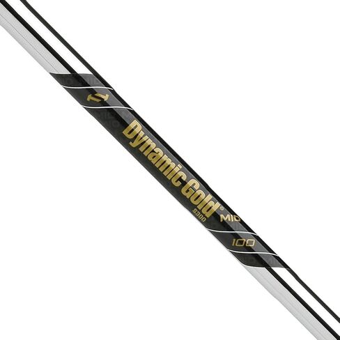 TRUE TEMPER Dynamic Gold MID 100 R300 Regular Flex Iron Shafts - .355 Taper Tip (Choose Length) in Saudi Arabia