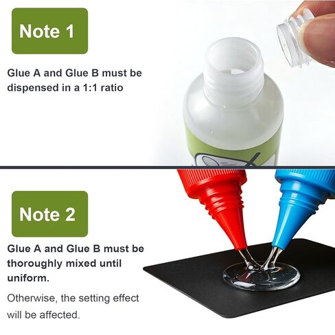 EIGTWEN 5min Golf Club Epoxy، 60+60ml قوة إضافية لعمود الجولف إيبوكسي، ينطبق على جميع رؤوس الملاعب والسائقين والمضارب والمكاوي، متوافق مع أعمدة الجرافيت والفولاذ (علاج سريع) in Kuwait