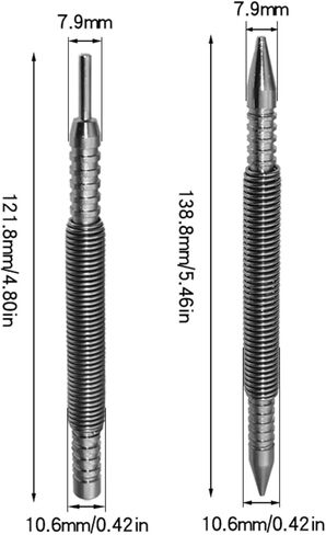 الربيع مجموعة نهاية مزدوجة مركز ثقب الربيع علامة معدنية النجارة مثقاب دبوس أداة إزالة الصواميل in Kuwait