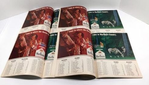 الكثير من (7) برامج كرة القدم NFL Chicago Bears NFL المختلفة لعام 1966 DA065781 - برامج NFL in Saudi Arabia