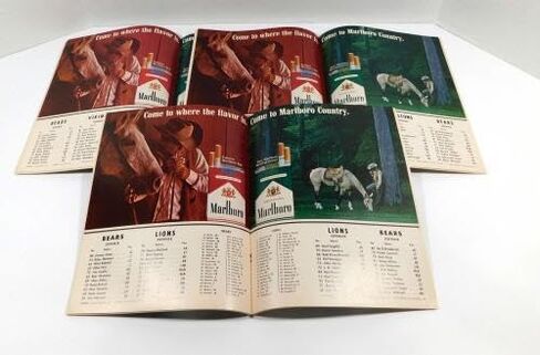 الكثير من (7) برامج كرة القدم NFL Chicago Bears NFL المختلفة لعام 1966 DA065781 - برامج NFL in Saudi Arabia