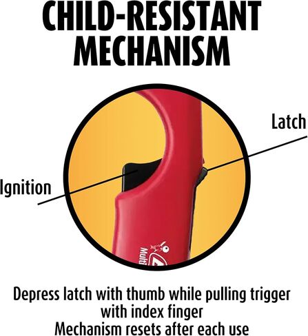 BIC Multi Gropans Classic Edition Lighters ، رائعة للشموع والمدافئ ، ألوان متنوعة ، 4 عبوات (قد تختلف الألوان) in Kuwait